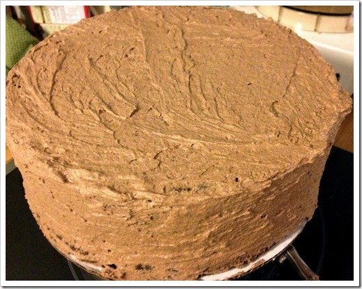 Chocolate Overdose Cake - Assembly
