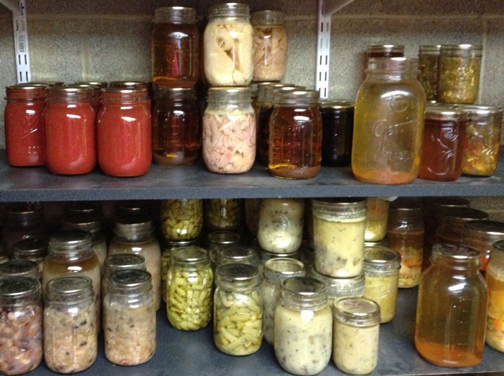 Canning Shelves - Cooking with Jim